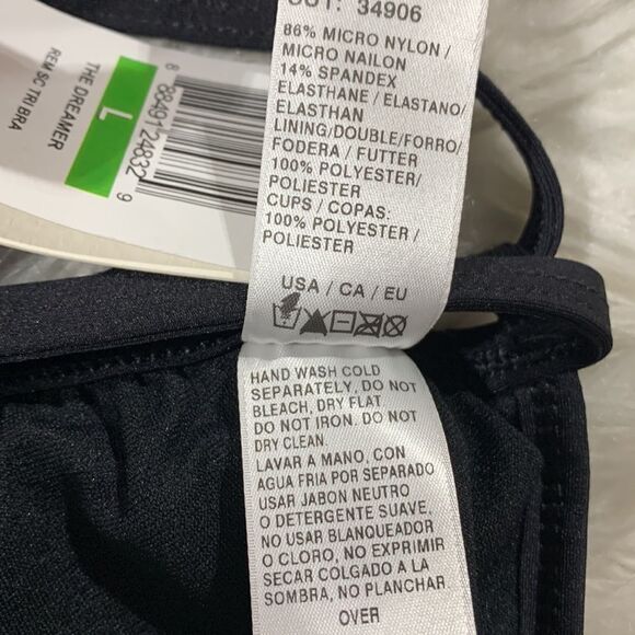 🟢 3for $20 ELLA MOSS The Dreamer multicolor bikini top removable pad NWT sz L - Picture 7 of 11